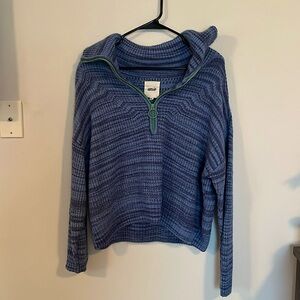Aerie blue half zip